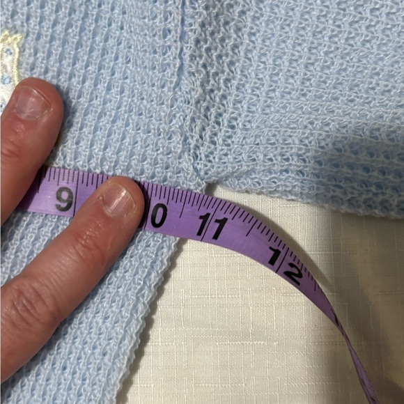 Vintage Blue Kids Matching Set with Hat and Booties - Picture 11 of 13